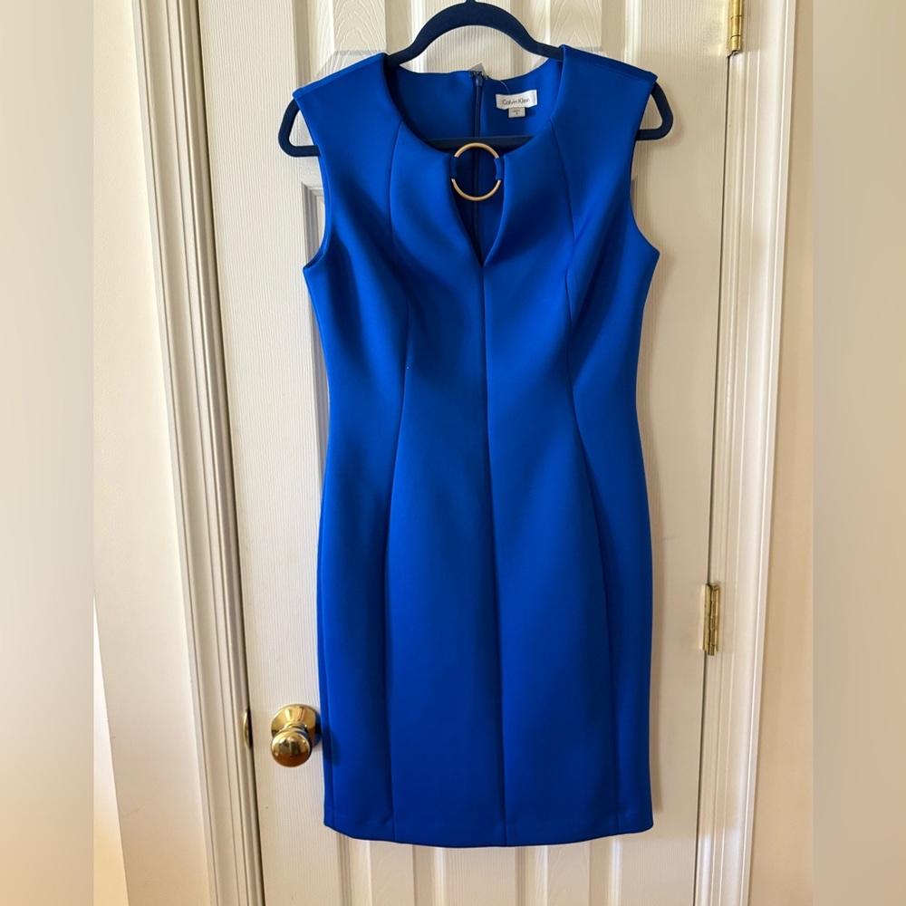 Calvin Klein Royal Blue Mini Dress